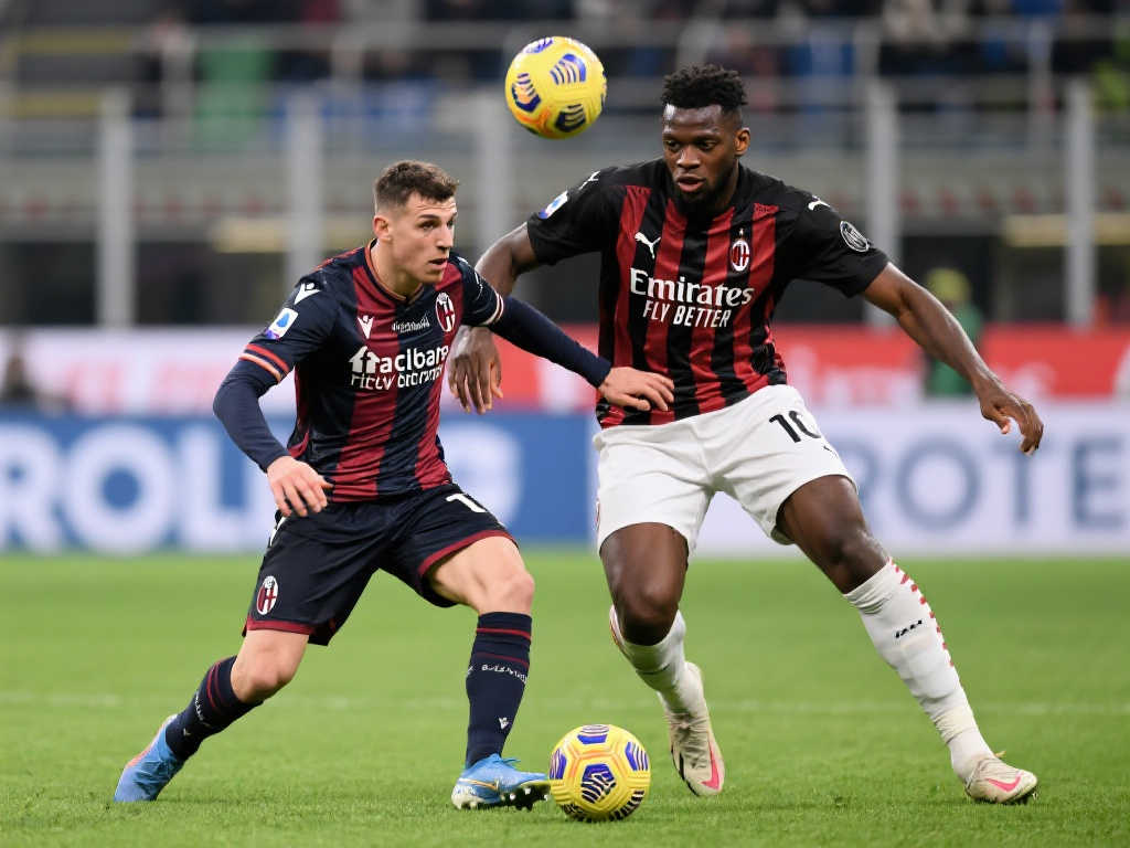 AC米兰对阵博洛尼亚：菲利克斯与普利希奇领衔首发，奥尔索利尼携手达林加迎战